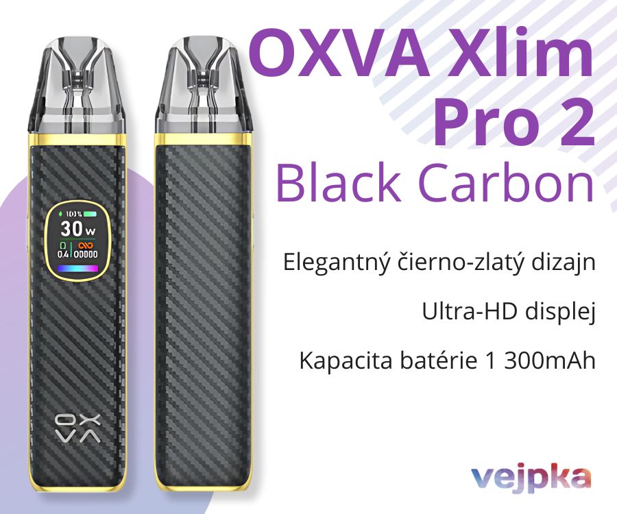 OXVA Xlim Pro 2 - Carbon Black úvodná foto